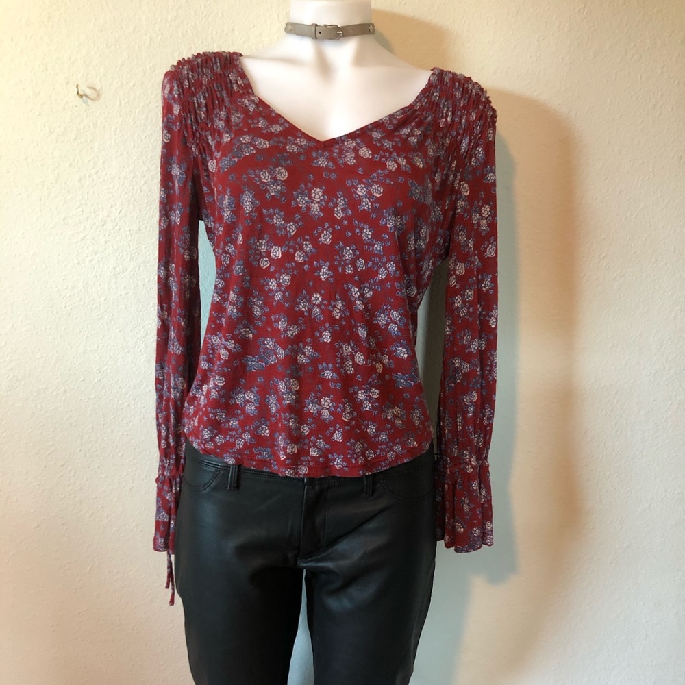 💝Lucky Brand long sleeve blouse
